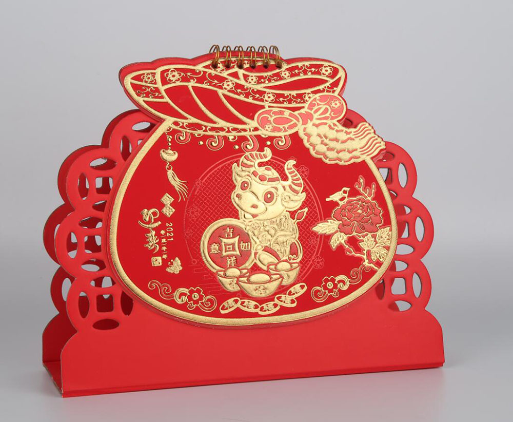 創(chuàng)意臺歷設計,臺歷鏤空工藝,臺歷印刷材質(zhì)