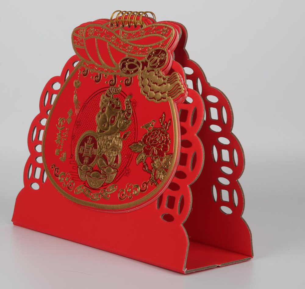創(chuàng)意臺歷設計,臺歷鏤空工藝,臺歷印刷材質(zhì)
