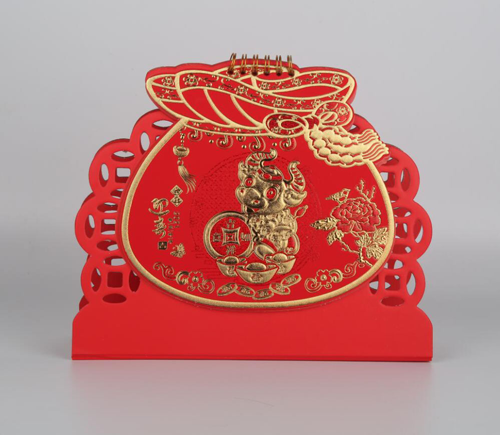 創(chuàng)意臺歷設計,臺歷鏤空工藝,臺歷印刷材質(zhì)